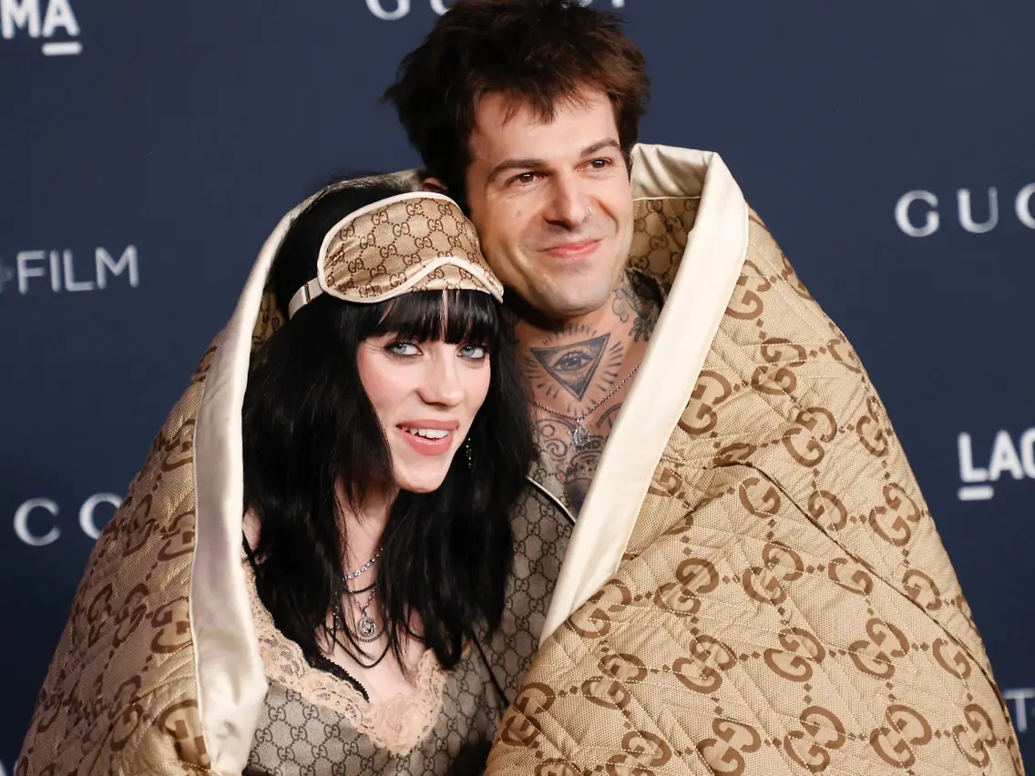 Billie Eilish and Her Purported Boyfriend Jesse Rutherford Dressed as an Elderly Man and a Baby, Respectively, for Halloween, Poking Fun at Their Ten-Year Age Difference