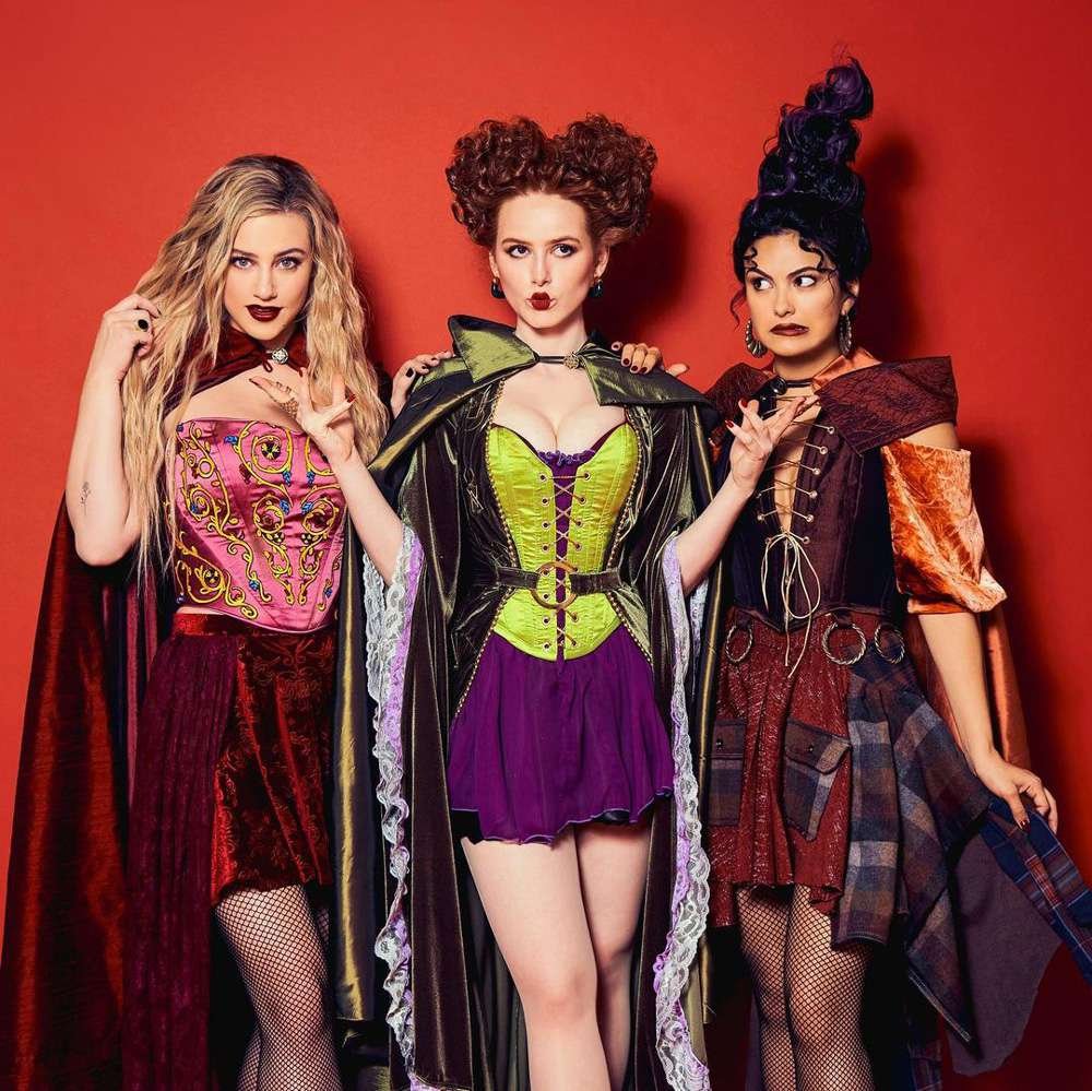 The Hocus Pocus Girls—Lili Reinhart, Camila Mendes, and Madelaine Petsch—are Making an Appearance as the Iconic Witchy Trio for Halloween in Hollywood